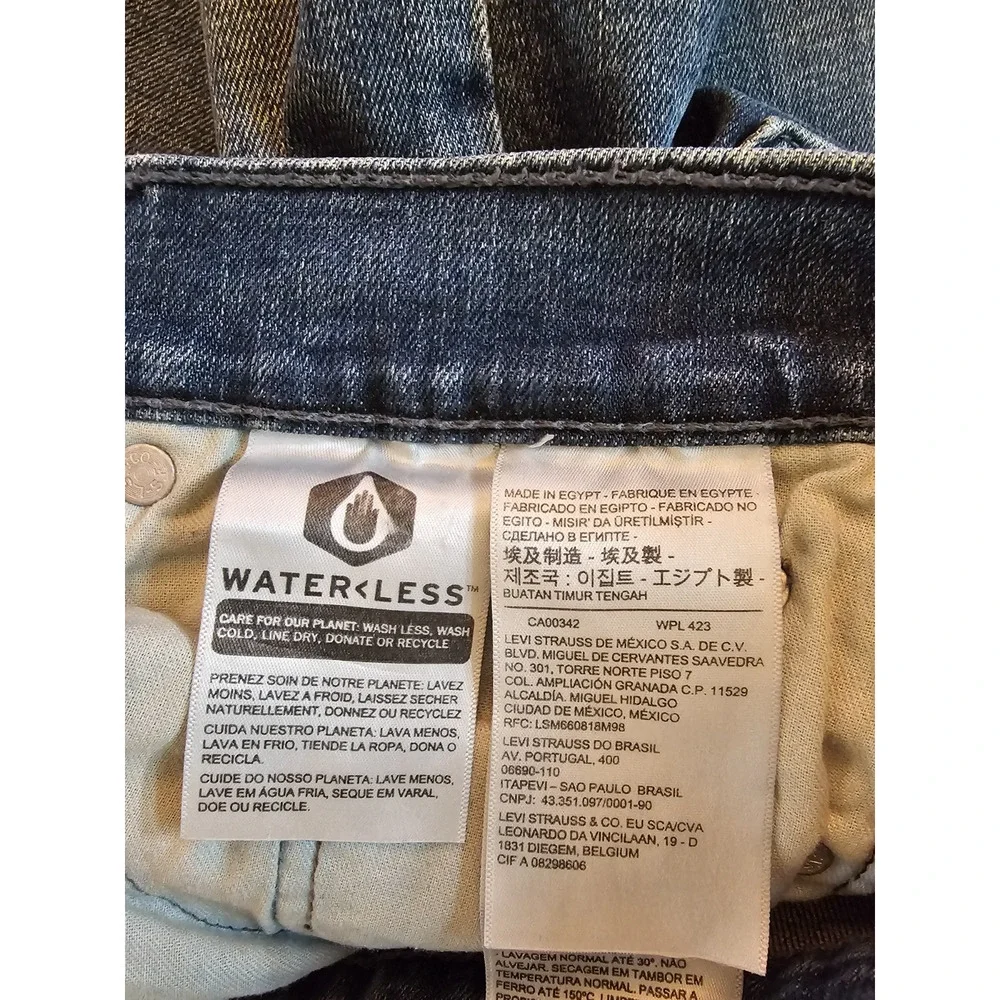 Levi's 514 Men's Jeans Size 30x30 Blue Slim Straight Denim Classic Medium Blue